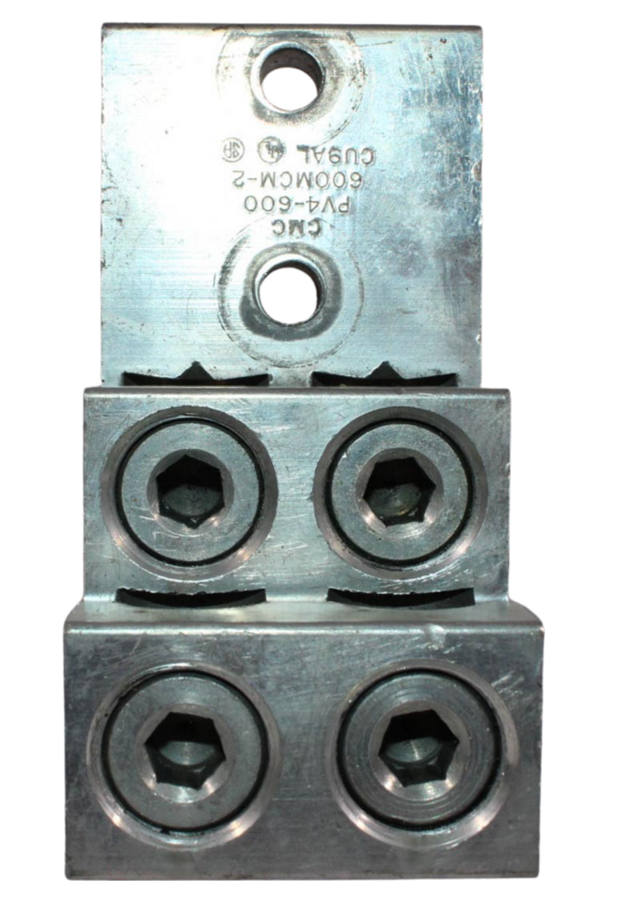 CMC PV4-600 Multi Conductor Aluminum Mechanical Lug 2-Hole 600MCM-2