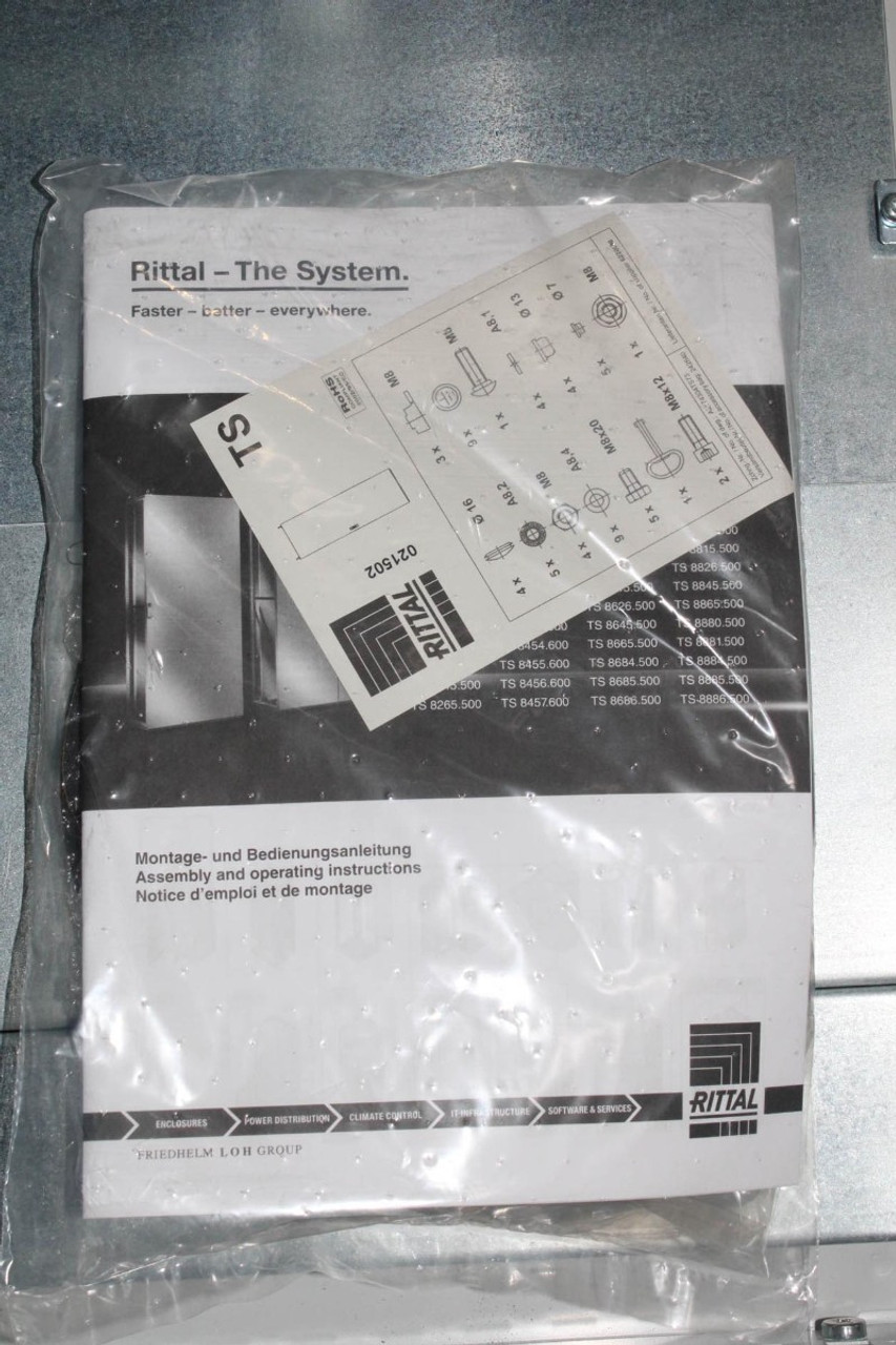 Rittal Corporation TS 8 Industrial Control Panel Enclosure Type 1, 12