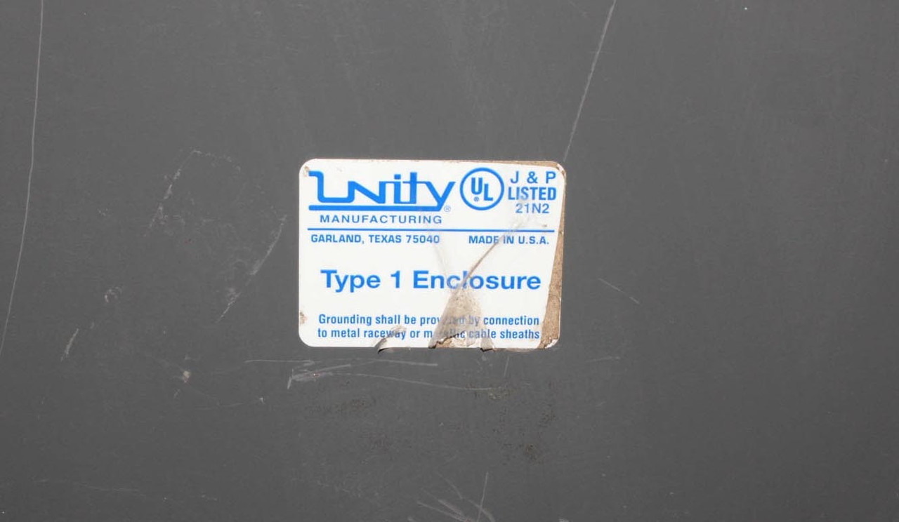 Unity 24246SCNK Enclosure NEMA 1 Screw Cover 24 X 24 X 6