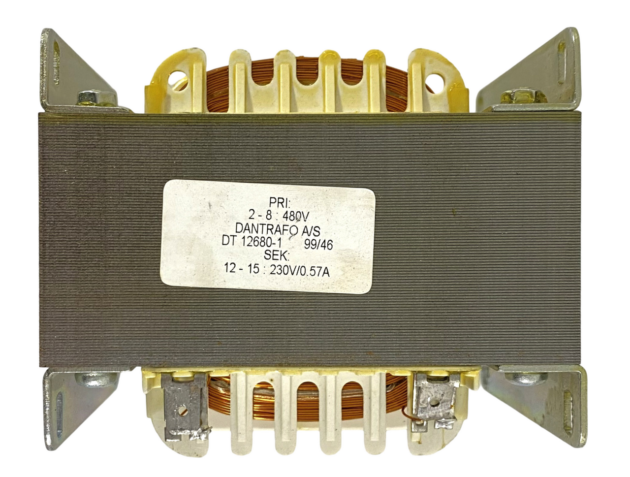 Dantrafo A/S DT 12680-1 Transformer P: 480V S: 230V .57A