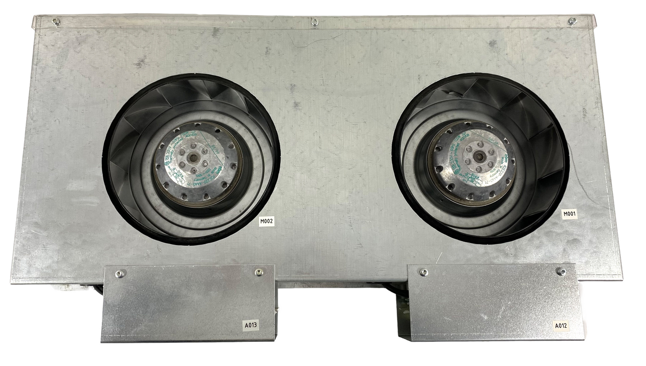 EBM R2E220-AA40-71 Dual Fan 230V 100W 60Hz Thermally Protected with Steel Frame