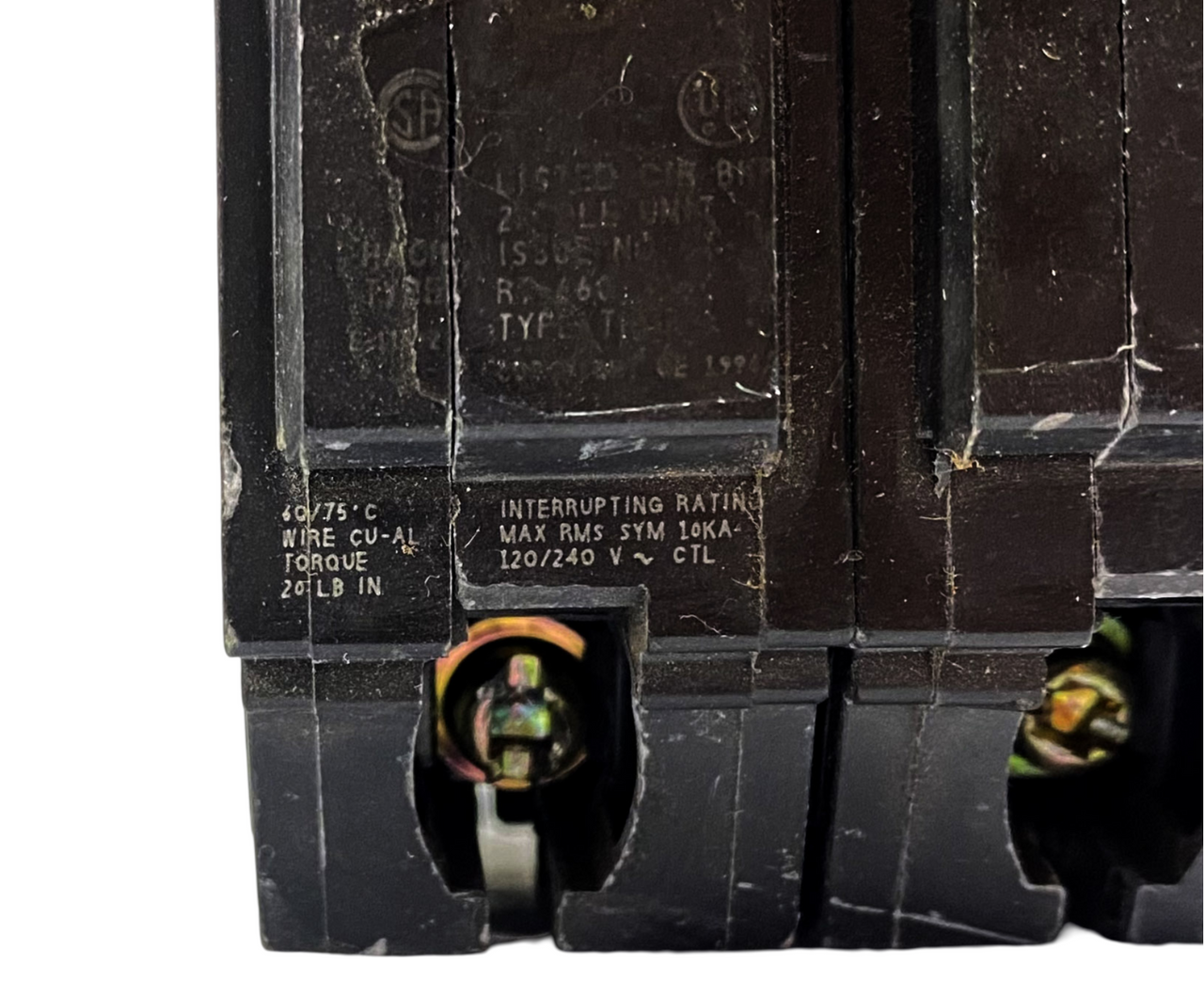 General Electric THQB2115 Breaker . 15A 120/240V 2P 1PH 10kA Bolt-On Molded Case