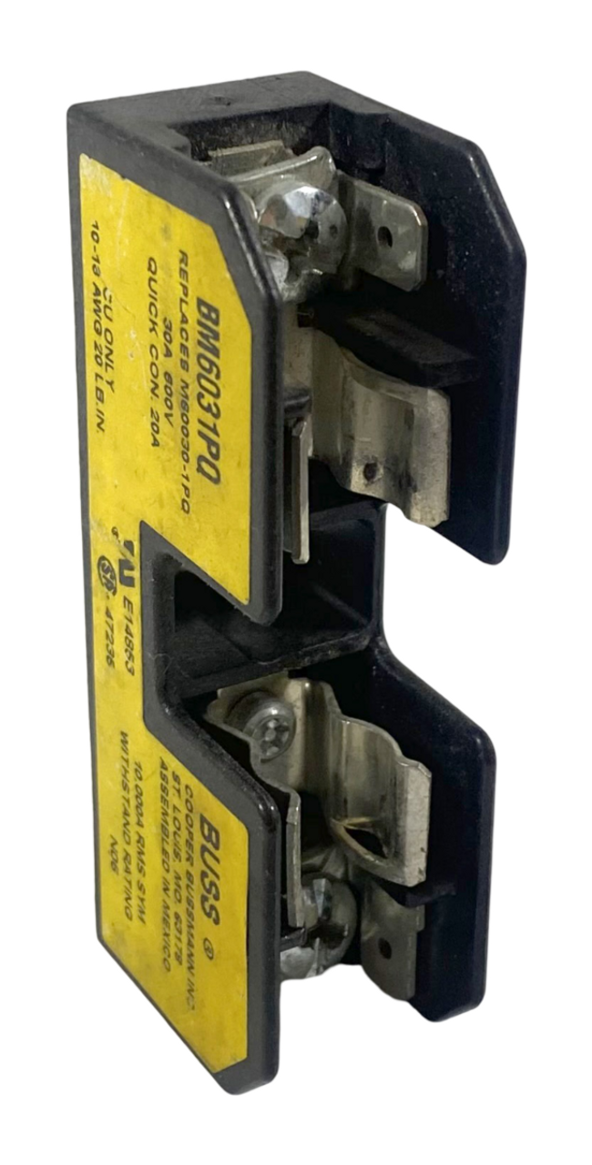 Bussmann BM6031PQ Fuse Holder 30A 600V Replaces M60030-1PQ