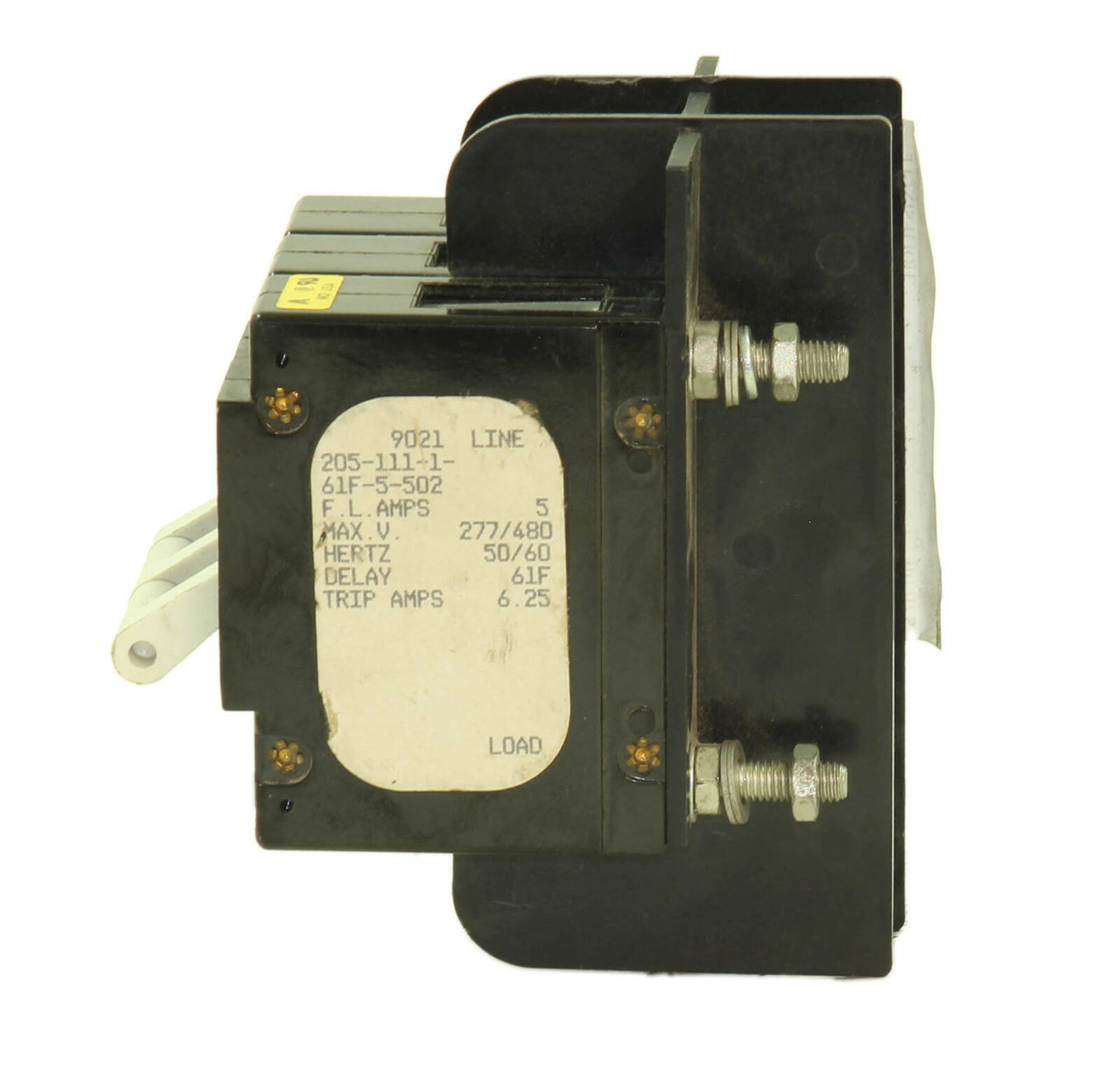 Airpax 205-111-1-61F-5-502 Breaker 5A 244/480V 3P