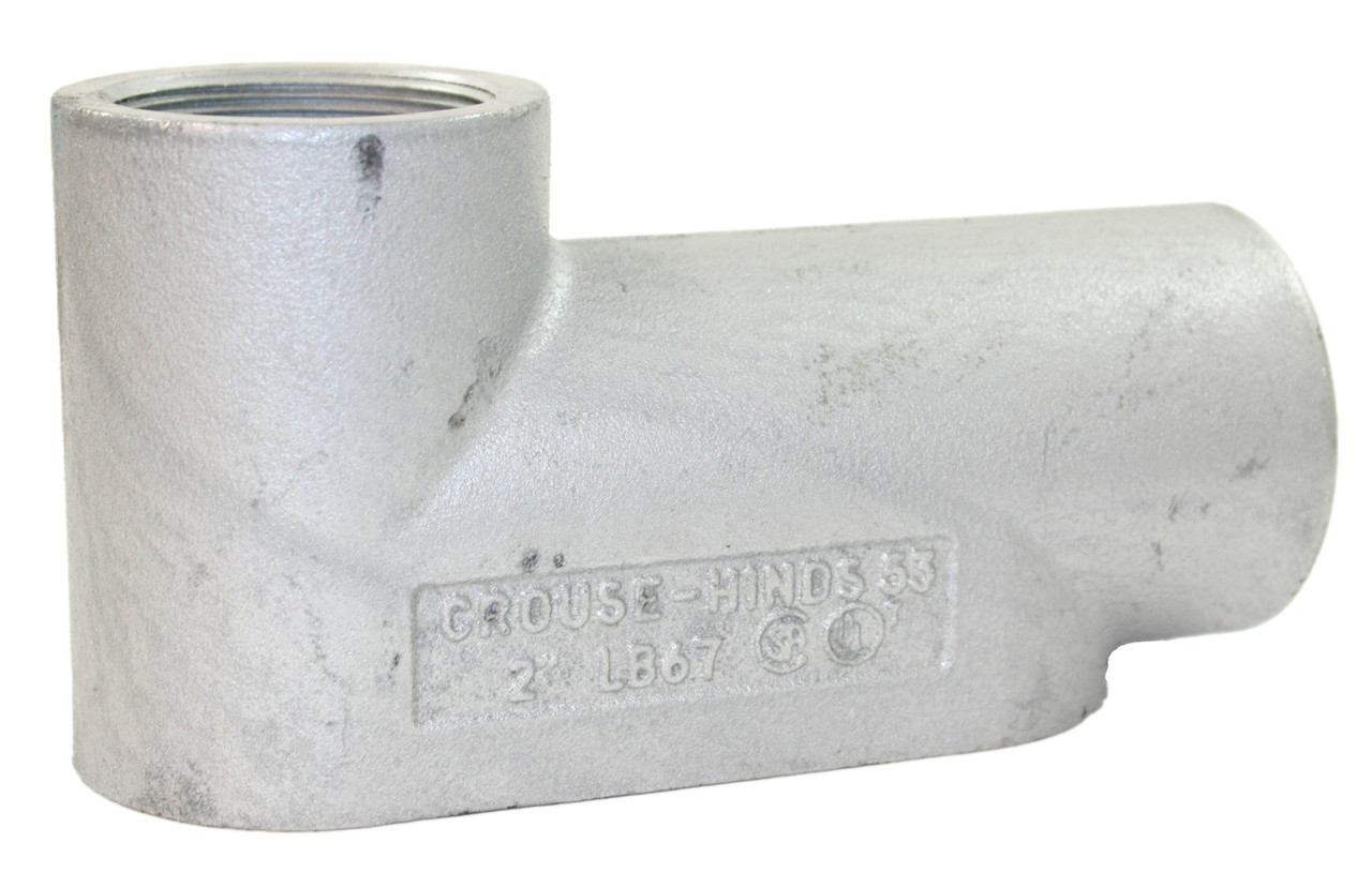 Eaton Crouse Hinds LB67 Conduit Outlet Body 2 In Form 7 Feraloy Iron Alloy LB Shape