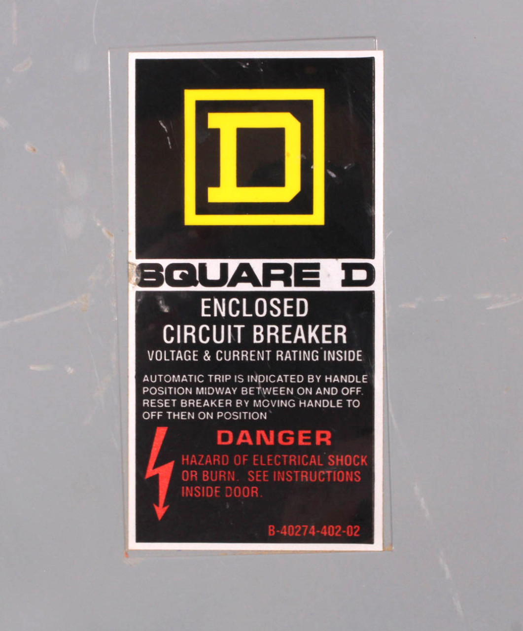 Square D Q2-2200NS Breaker Enclosure Type 1 E3 W/Q2L2200 Breaker 200A 120/240V 2P