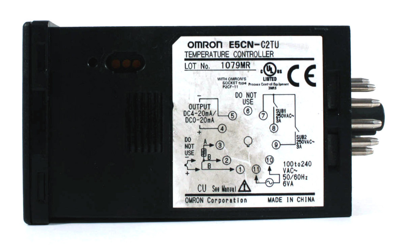 Omron E5CN-C2TU Temperature Controller 100 to 240V Plug-In 2