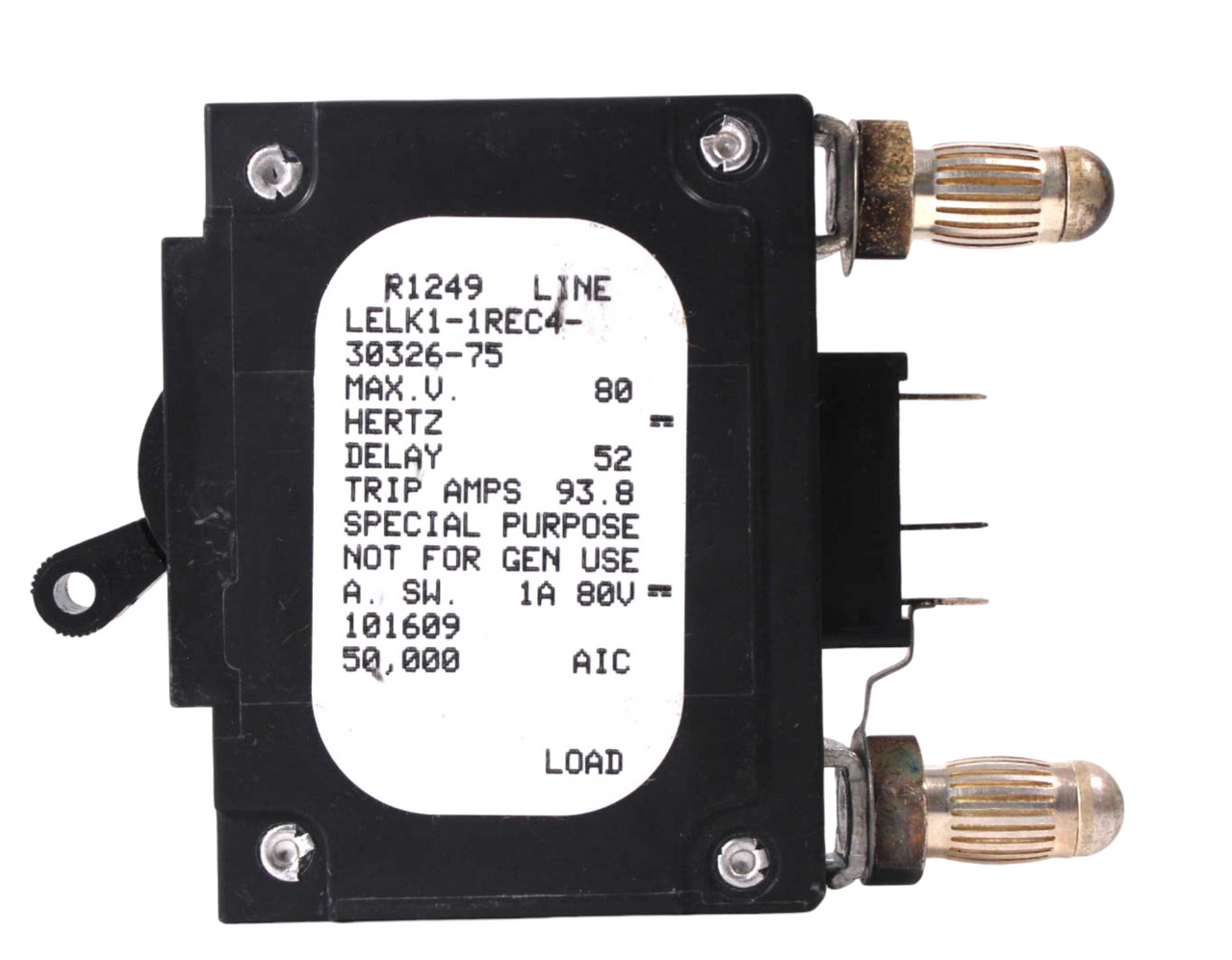 Airpax LELK1-1REC4-30326-75 Breaker 75A 80V 1P