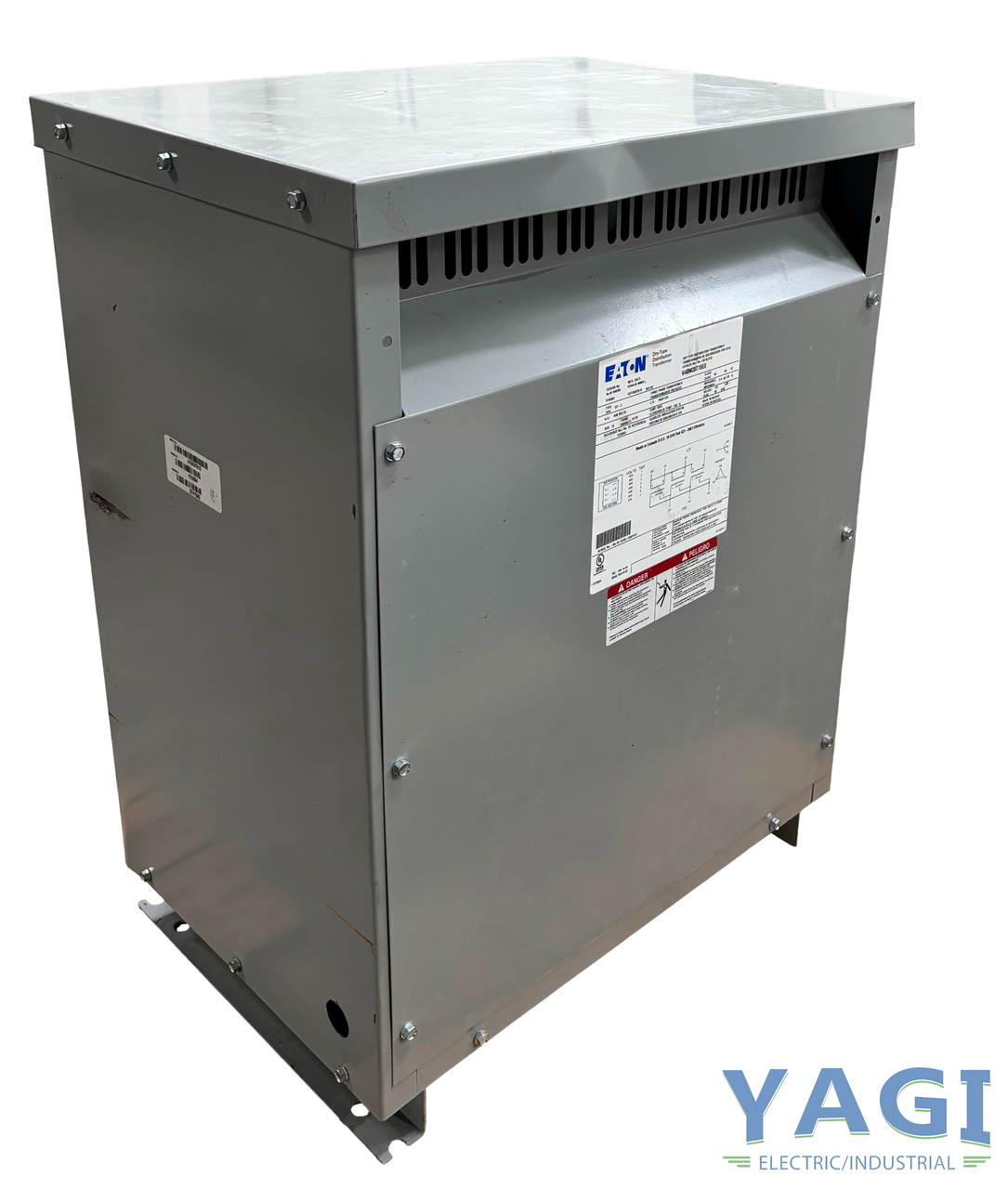 Eaton V48M28T15EE Transformer | 15kVA | 480V Primary | 208Y/120V Secondary | 3-Phase | 150°C Rise | Aluminum Coil