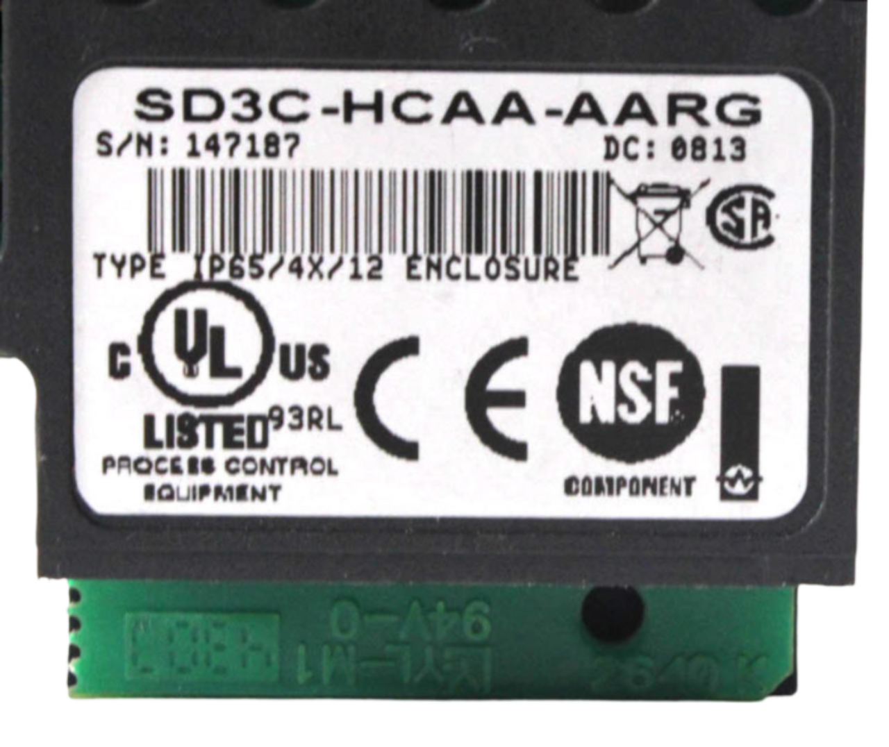 Watlow SD3C-HCAA-AARG Controller 100/240V 1/32 DIN 50/60Hz Universal Programmabl