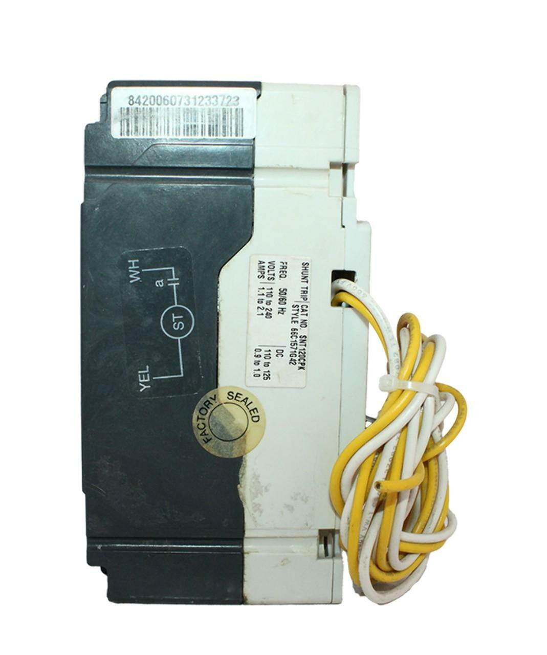 Cutler Hammer EGS3125FFG 125A 3-Pole 600V 35kA MCCB | EG Frame | Thermal Magnetic | Shunt Trip SNT120CPK | UL Listed