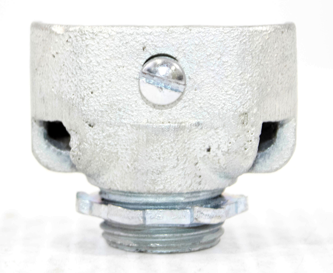 YAGI 7240V Straight Double MC Connector 3/8-Inch Malleable Iron