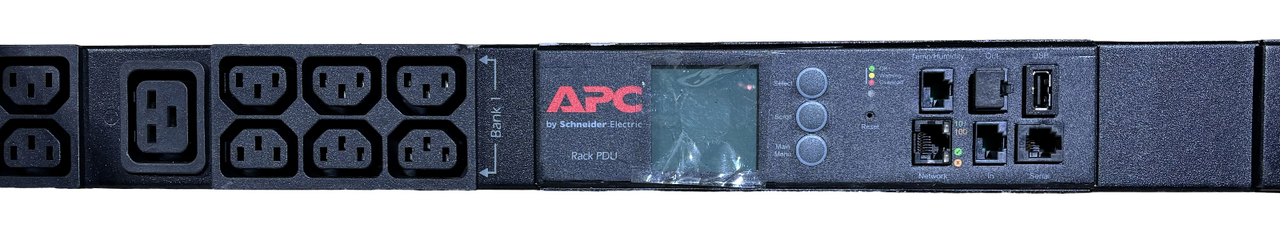 APC AP8841 Rack PDU 30A 200/208V 50/60Hz NEMA L6-30P Metered (36)C13 (6)C19 Outlets