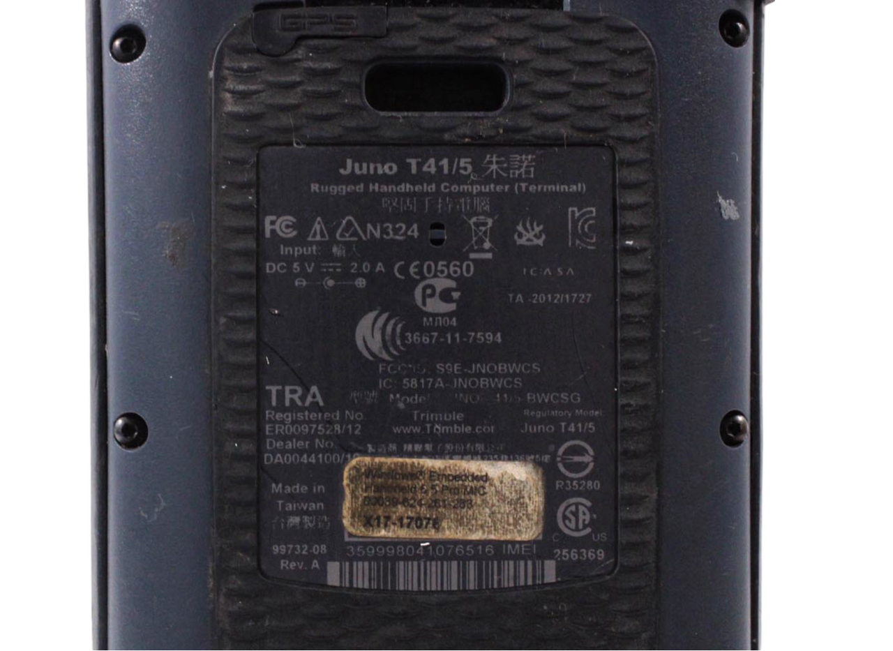 Trimble Juno T41/5 Handheld Computer *Parts Only* 10.9CM Touchscreen Data Collector Rugged