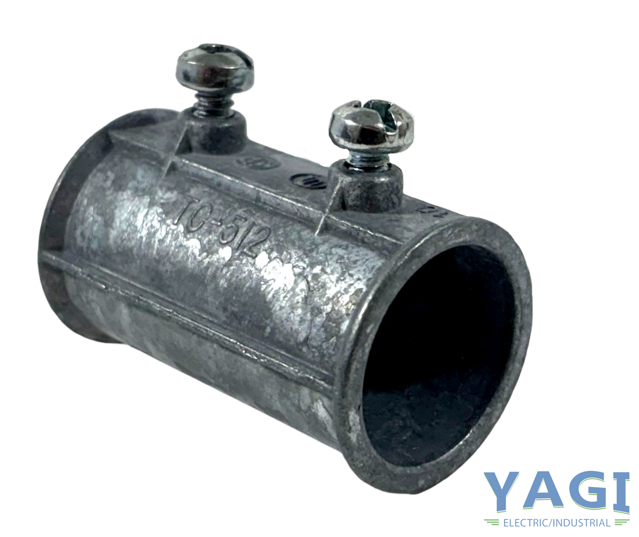 YAGI TC-512 Set Screw EMT Coupling; Material: Zinc Die Cast Size: 3/4-Inch