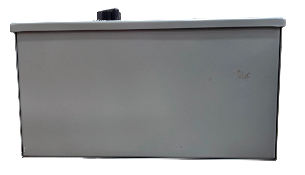 nVent Hoffman A24N20BLP/SPL Medium Hinged-Cover Type 1 Gray Steel W/Rotary Handl