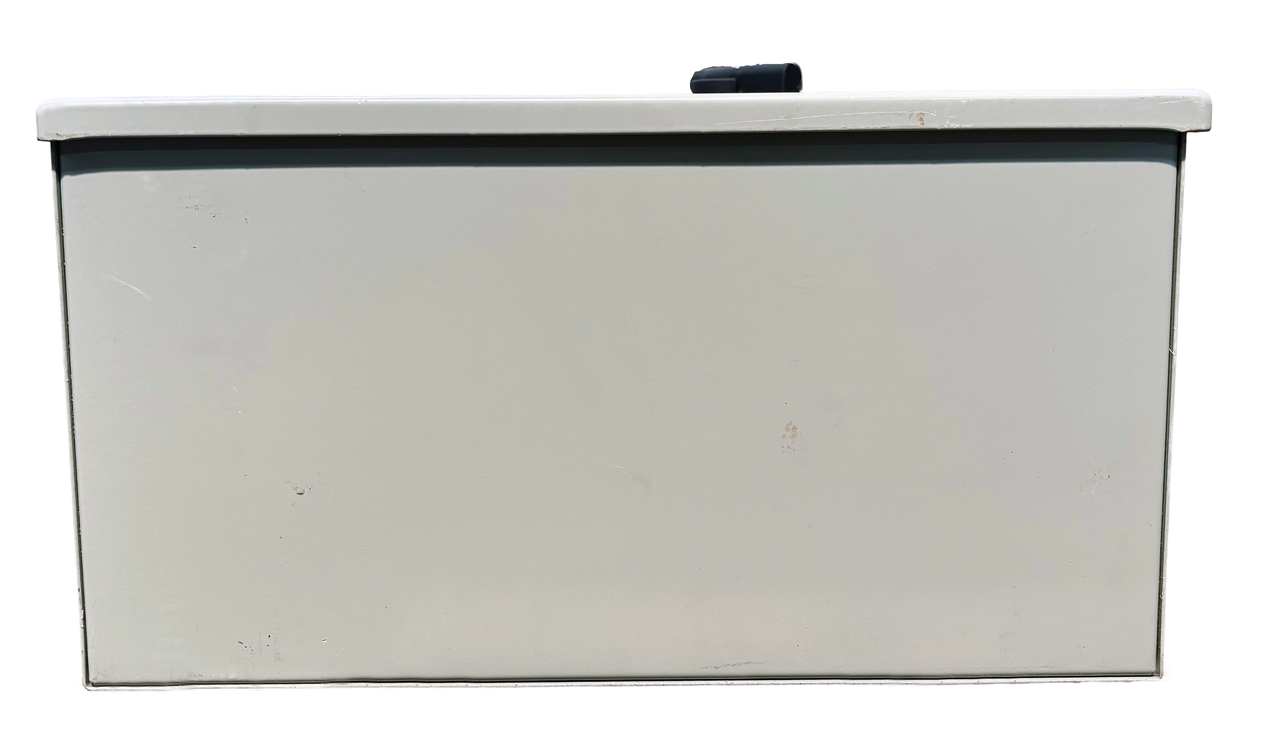 nVent Hoffman A24N20BLP/SPL Medium Hinged-Cover Type 1 Gray Steel W/Rotary Handl