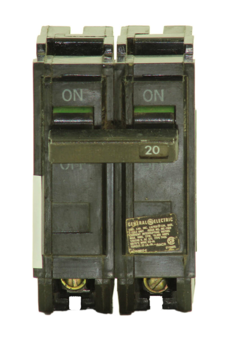 General Electric THQL2120 Breaker - 20A 120/240V 2P 10kA