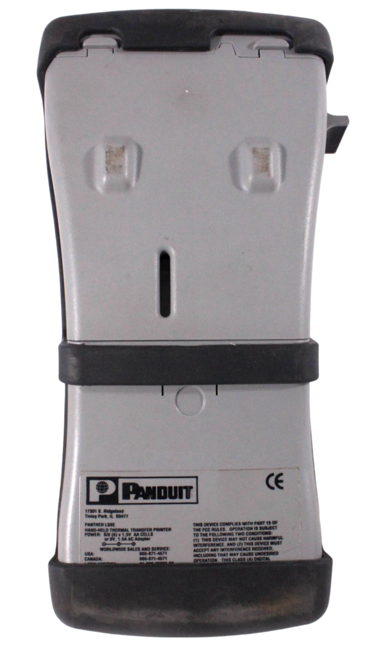 Panduit PanTher LS8E Hand-Held Printer *Parts Only* Partial Cut Feature RoHS Compliant