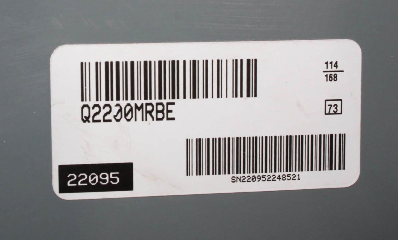 Square D Q2200MRBE Main Breaker Panel NEMA 3R - w/PowerPacT QDL22000RPTL Breaker 200A 240V 25kA 50/60Hz