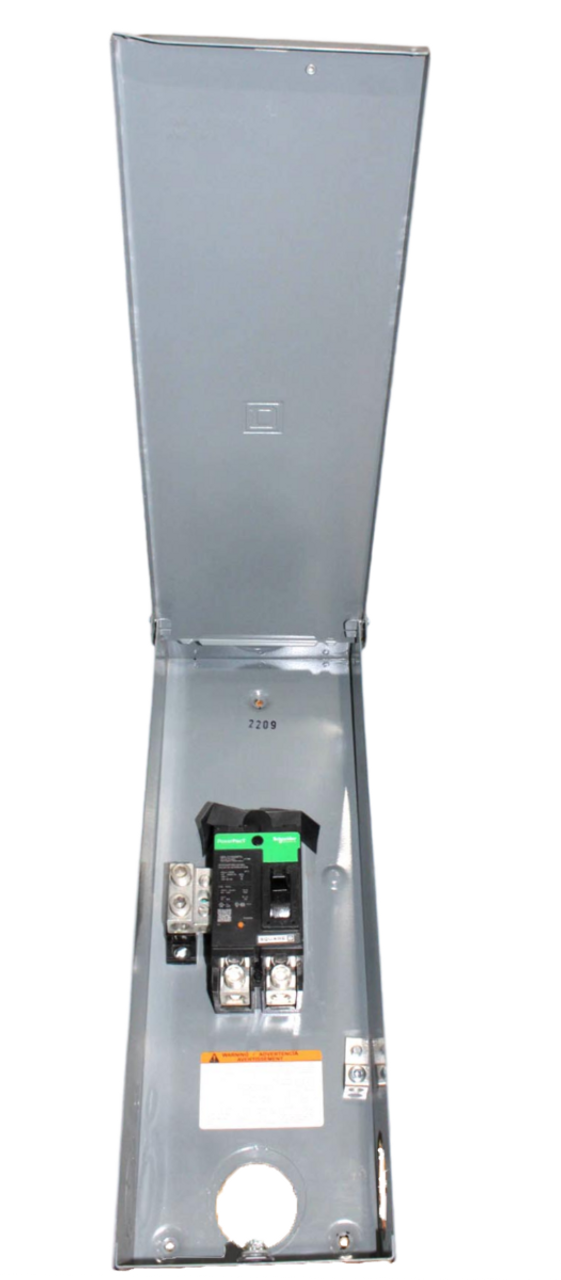 Square D Q2200MRBE Main Breaker Panel NEMA 3R - w/PowerPacT QDL22000RPTL Breaker 200A 240V 25kA 50/60Hz