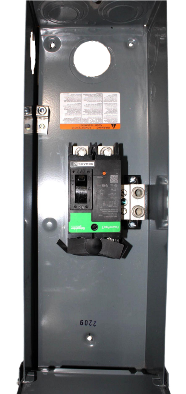 Square D Q2200MRBE Breaker Enclosure 200A 25kA 2P NEMA 3R PowerPacT Q