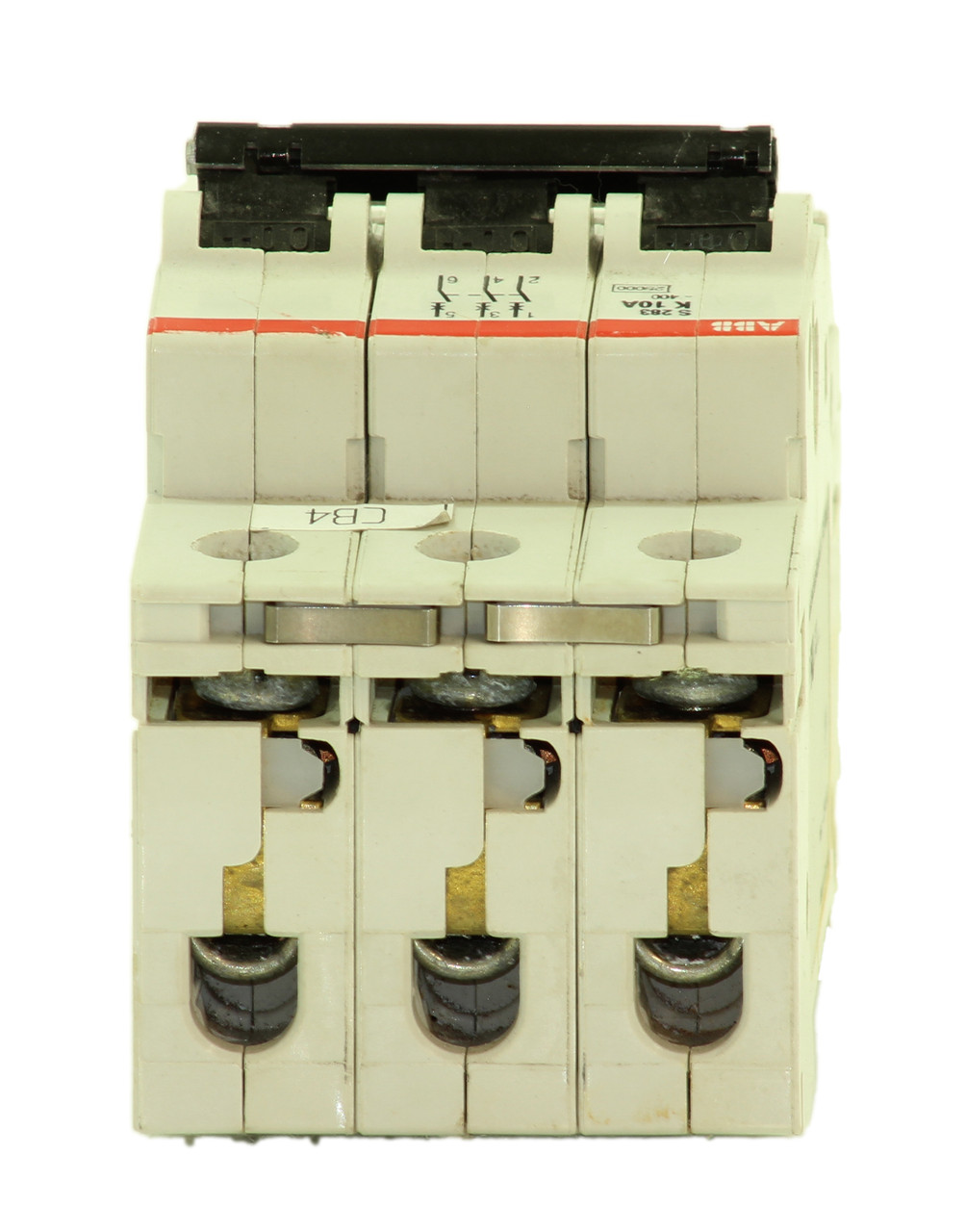 ABB S283 K10A Breaker 10A 480V 3P Din Rail