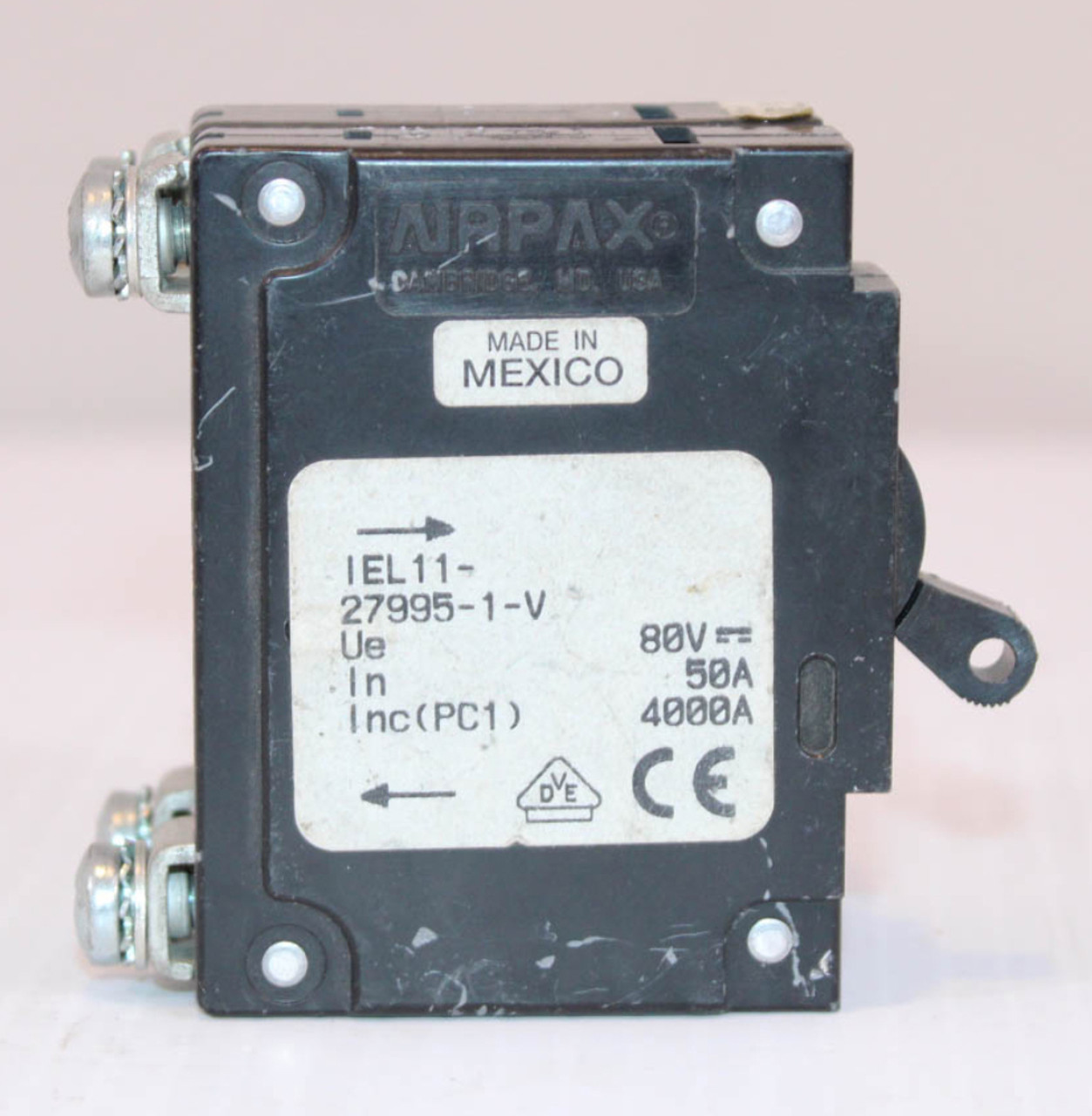 Airpax IEL11-27995-1-V Breaker 50A 80V 2P