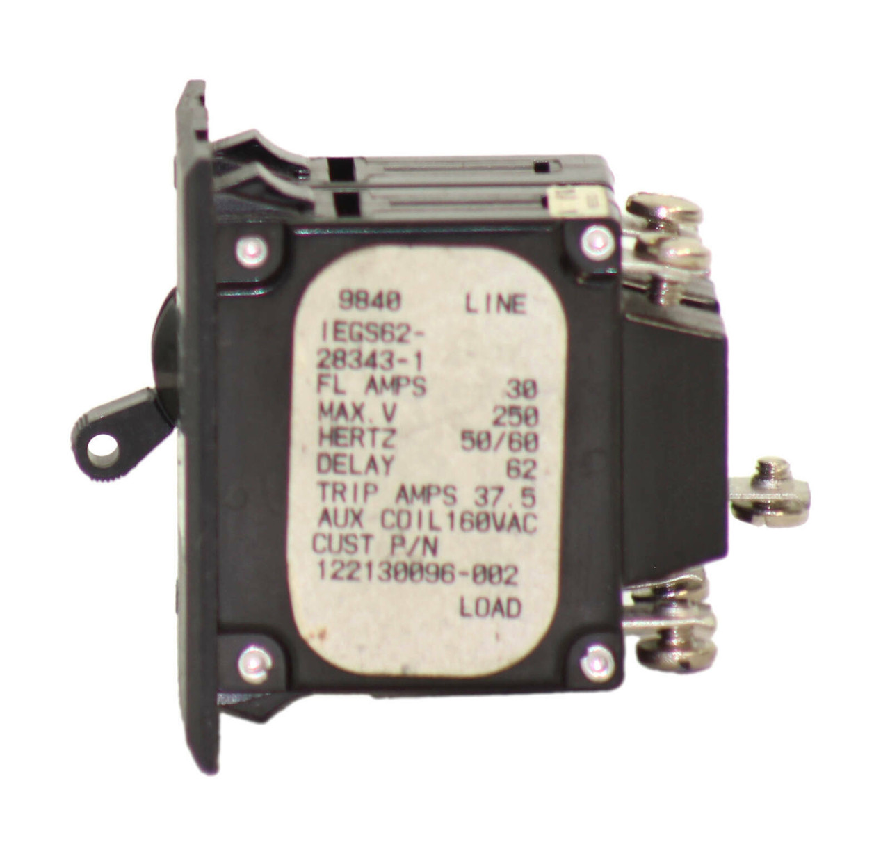 Airpax IEGS62-28343-1 Breaker 30A 250V 2P