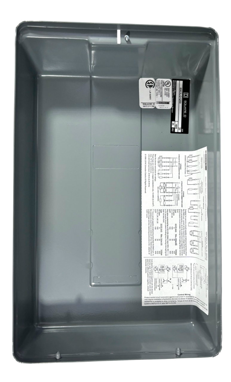 Square D 8903LG1200V02 Lighting Contactor **Enclosure Only** 12P 30A 600V