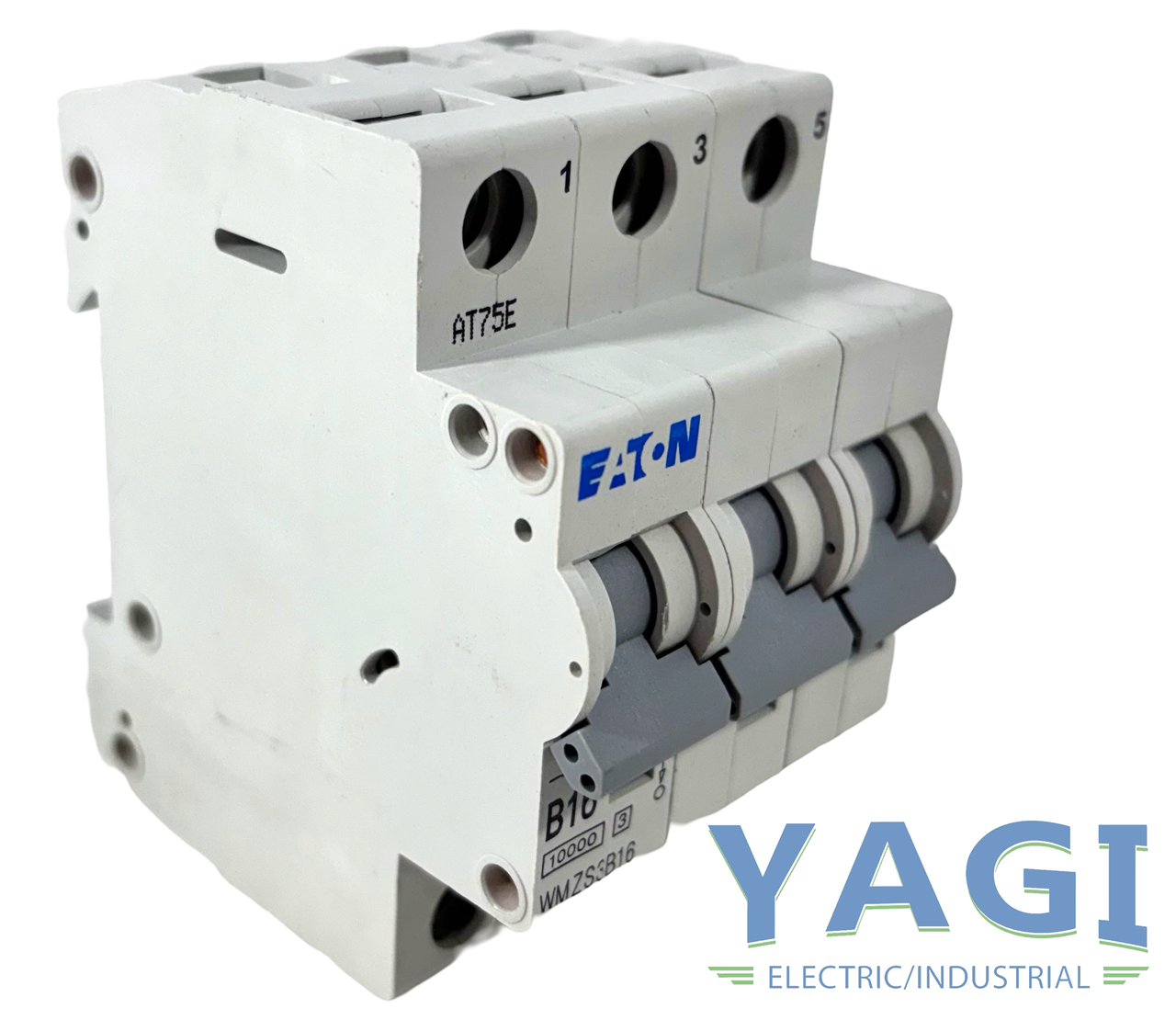 Eaton WMZS3B16 Breaker 16A 277/480V 3P 3PH 10kA Type B DIN Rail Thermal Magnetic