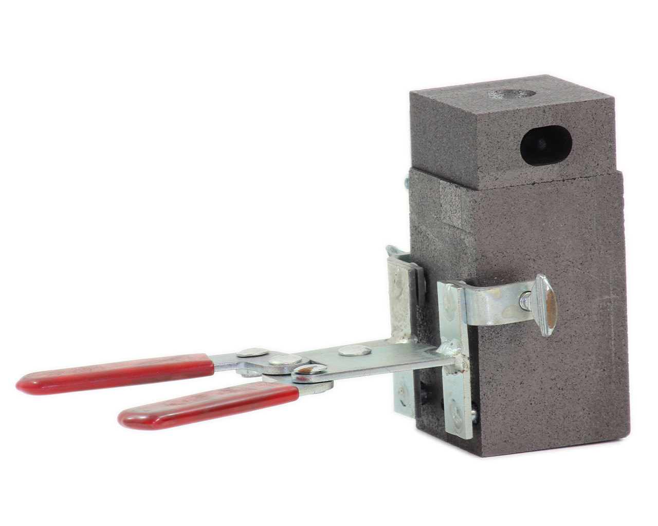 ThermOWeld M-8579 Exothermic Mold #6 Stranded Run to .135 Diameter Steel Wire, using #15 Weld Metal Cartridge