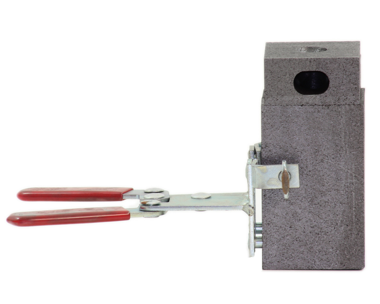 ThermOWeld M-8579 Exothermic Mold #6 Stranded Run to .135 Diameter Steel Wire, using #15 Weld Metal Cartridge