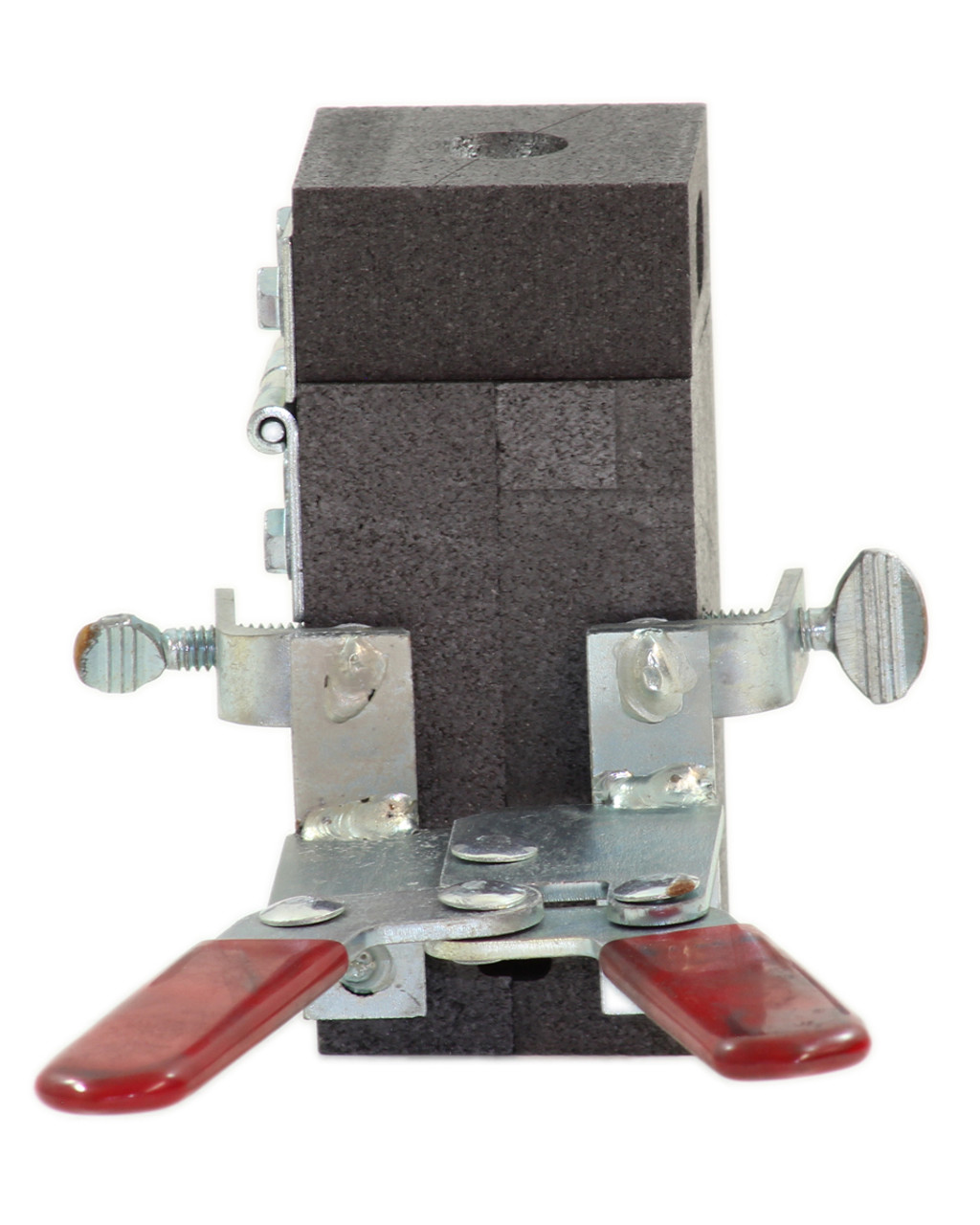 ThermOWeld M-8579 Exothermic Mold #6 Stranded Run to .135 Diameter Steel Wire, using #15 Weld Metal Cartridge