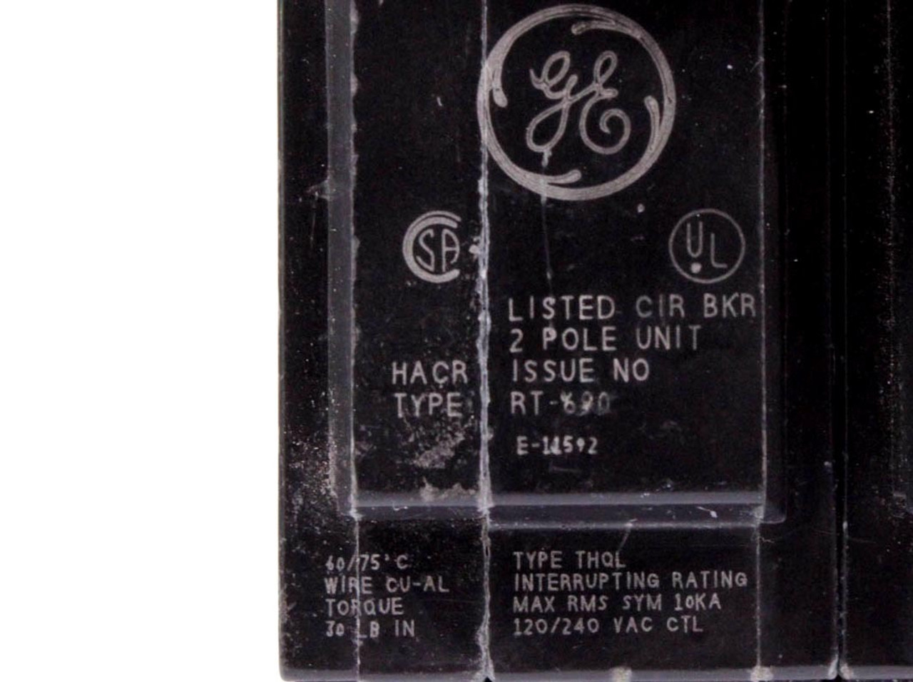 General Electric THQL2130 - Breaker 30A 120/240V 2P 10kA Plug In