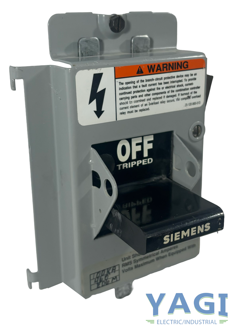 Siemens 25-135-017-529 MCC Handle Model 95 Type 25-13 Locking Switch Mechanism ITE