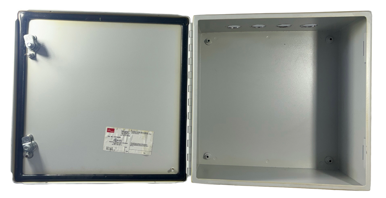 Nvent Hoffman A1212CHFL Enclosure 12x12x6 NEMA 4,12 Continuous Hinge With 1/4 Turn Latch