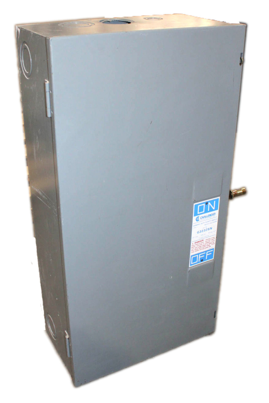 Challenger G3232SN Fusible Disconnect Safety Switch - 200A 240V 3P NEMA 1