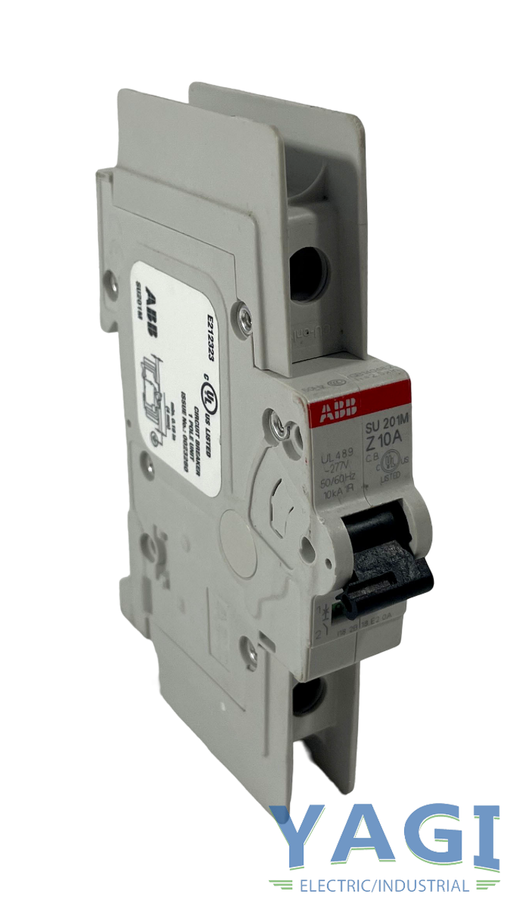 ABB SU201M-Z10A Breaker 10A 277V 1P 10kA Trip Curve Z DIN Rail Mount