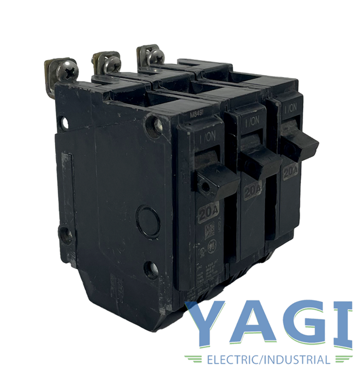 General Electric THQB32020 Breaker 20A 240V 3P 10kA Bolt-On