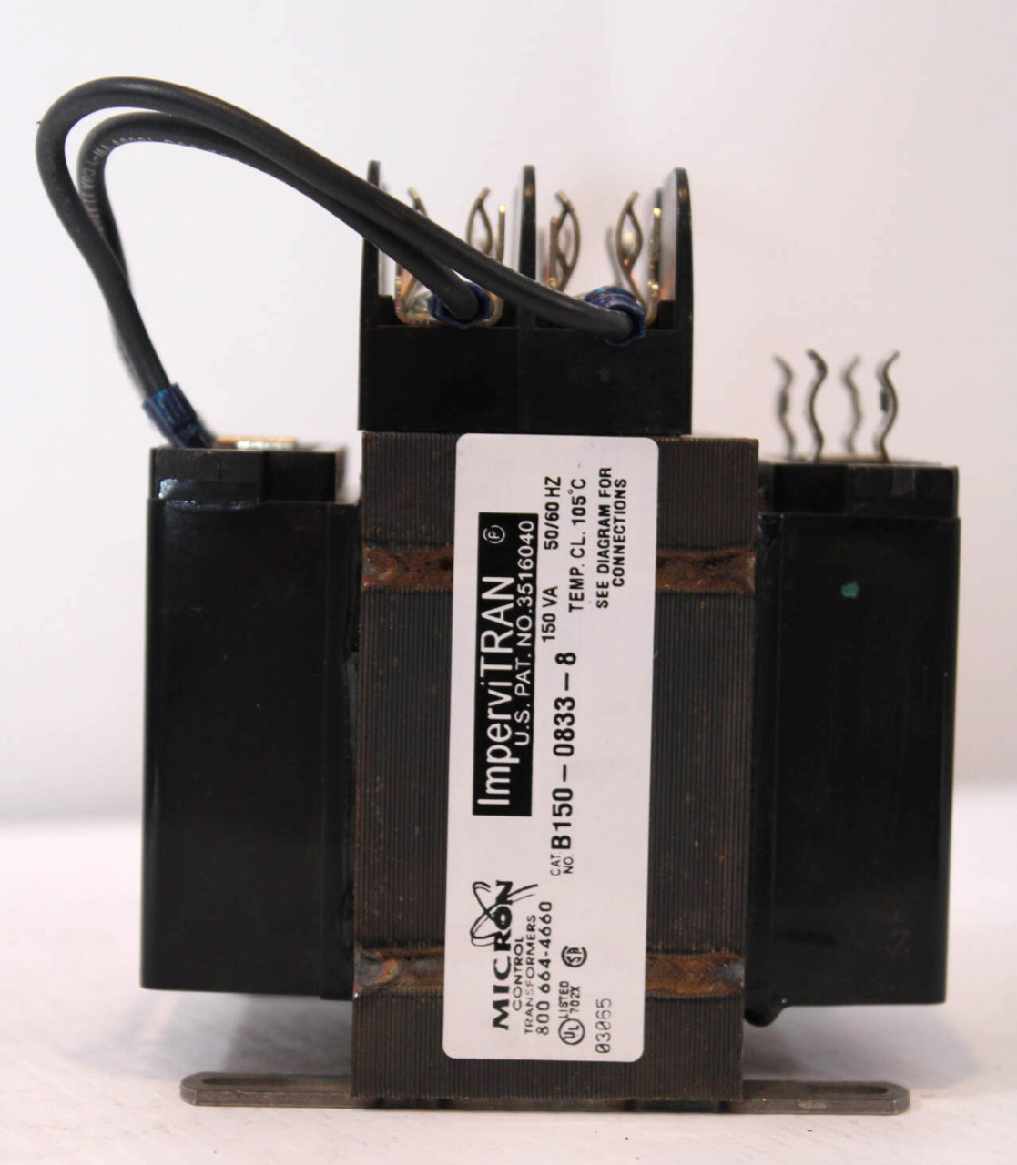 Micron B150-0833-8 Control Transformer - 240/480 x 120v 150VA