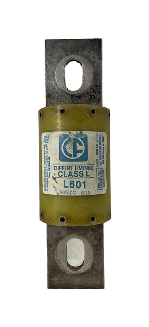 Carbone Ferraz L601 Fuse 601A 600V 200kA Class L Current Limiting