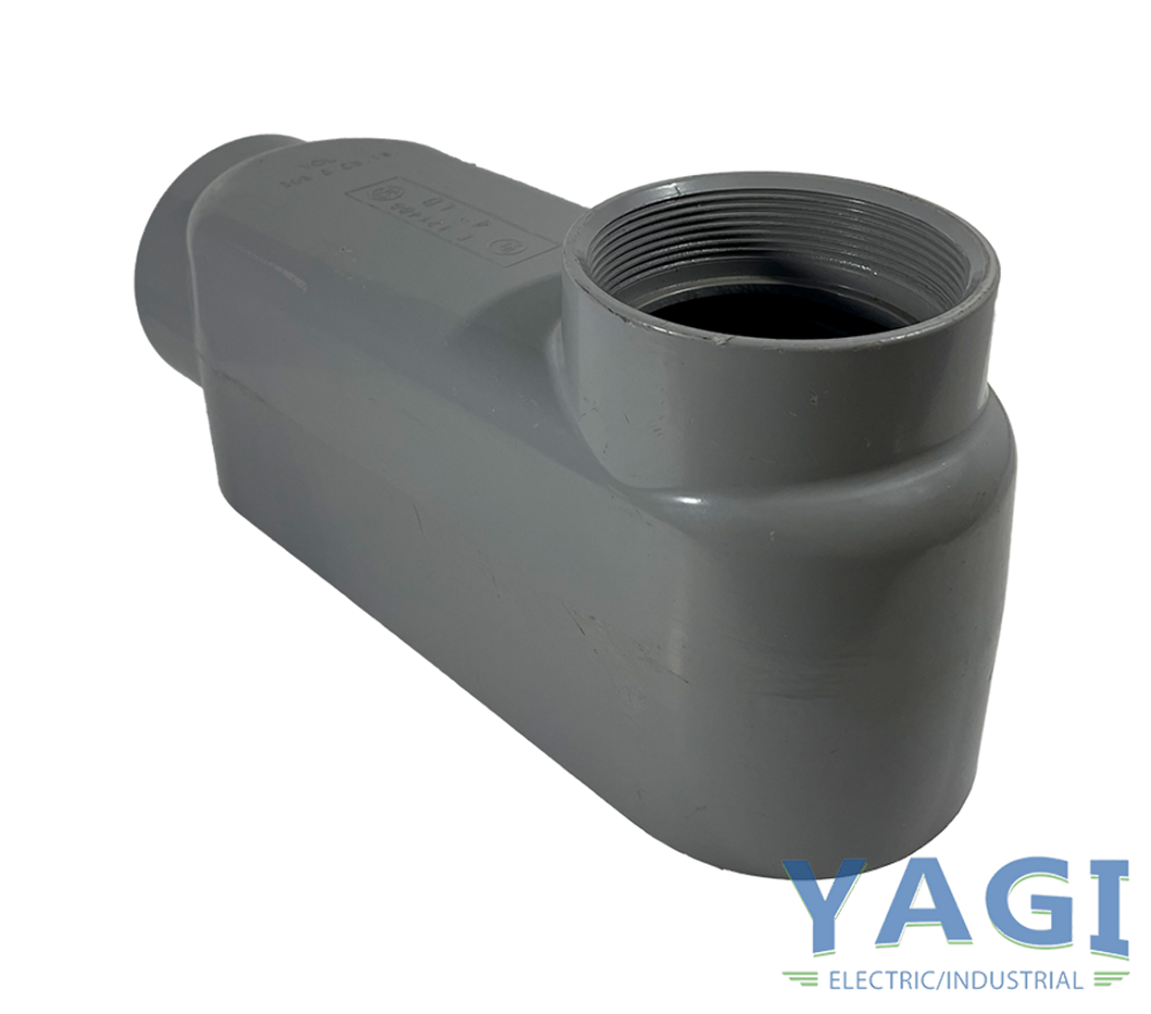 YAGI 4 Inch LB Type Conduit Body 308.0 CU IN Max Conductor Size 3 # 400 MCM