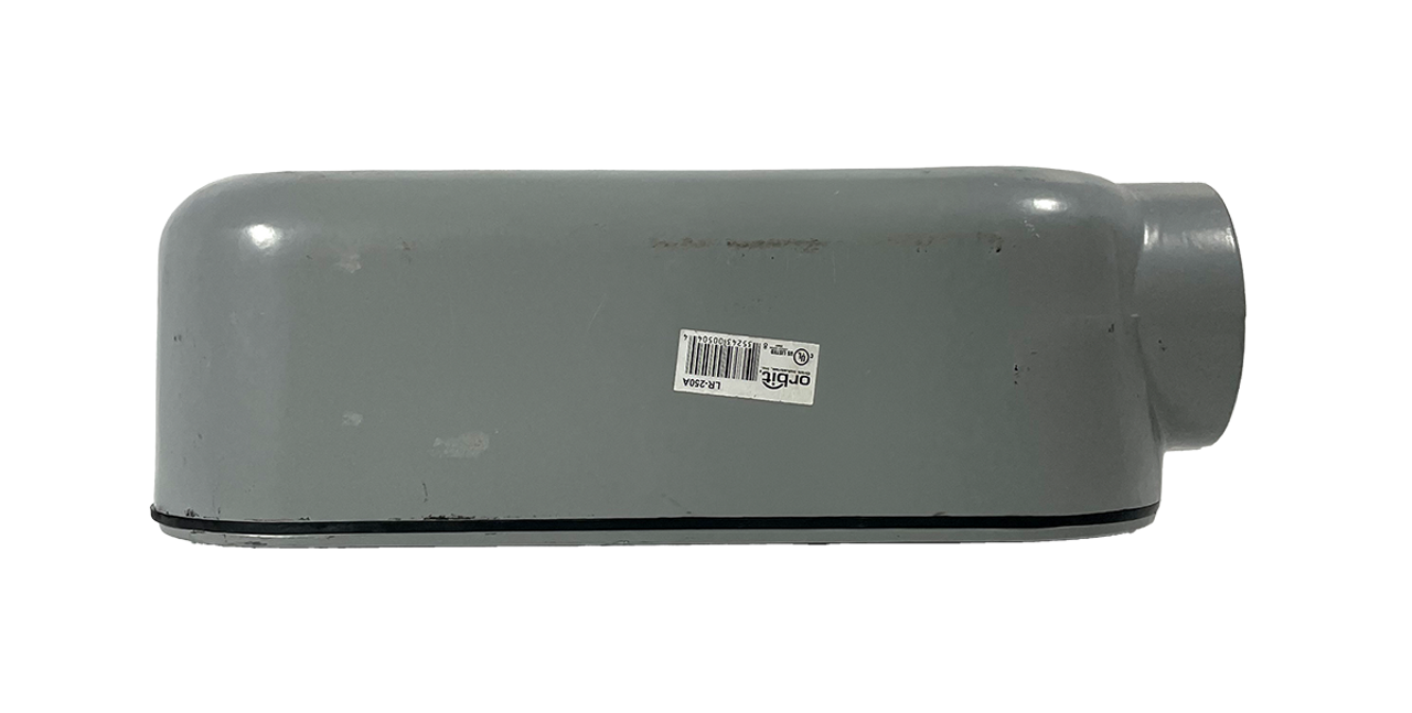 Orbit LR-250A Conduit Body 2-1/2 Inch Threaded AL LR Series W/Cover and Gasket