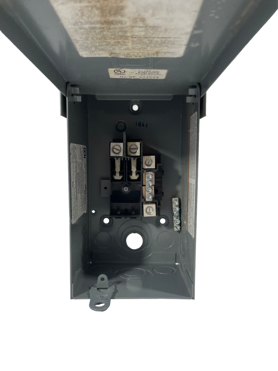 Square D QO24L70RB Main Lug Load Center | 70A Max | 120/240V | 1PH 3W | 2 Spaces | NEMA 3R Outdoor