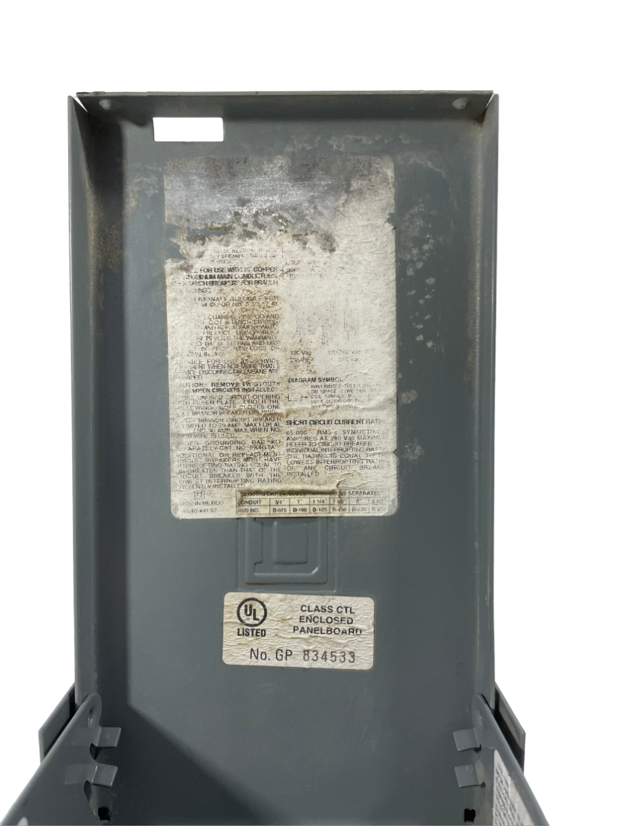 Square D QO24L70RB Main Lug Load Center | 70A Max | 120/240V | 1PH 3W | 2 Spaces | NEMA 3R Outdoor