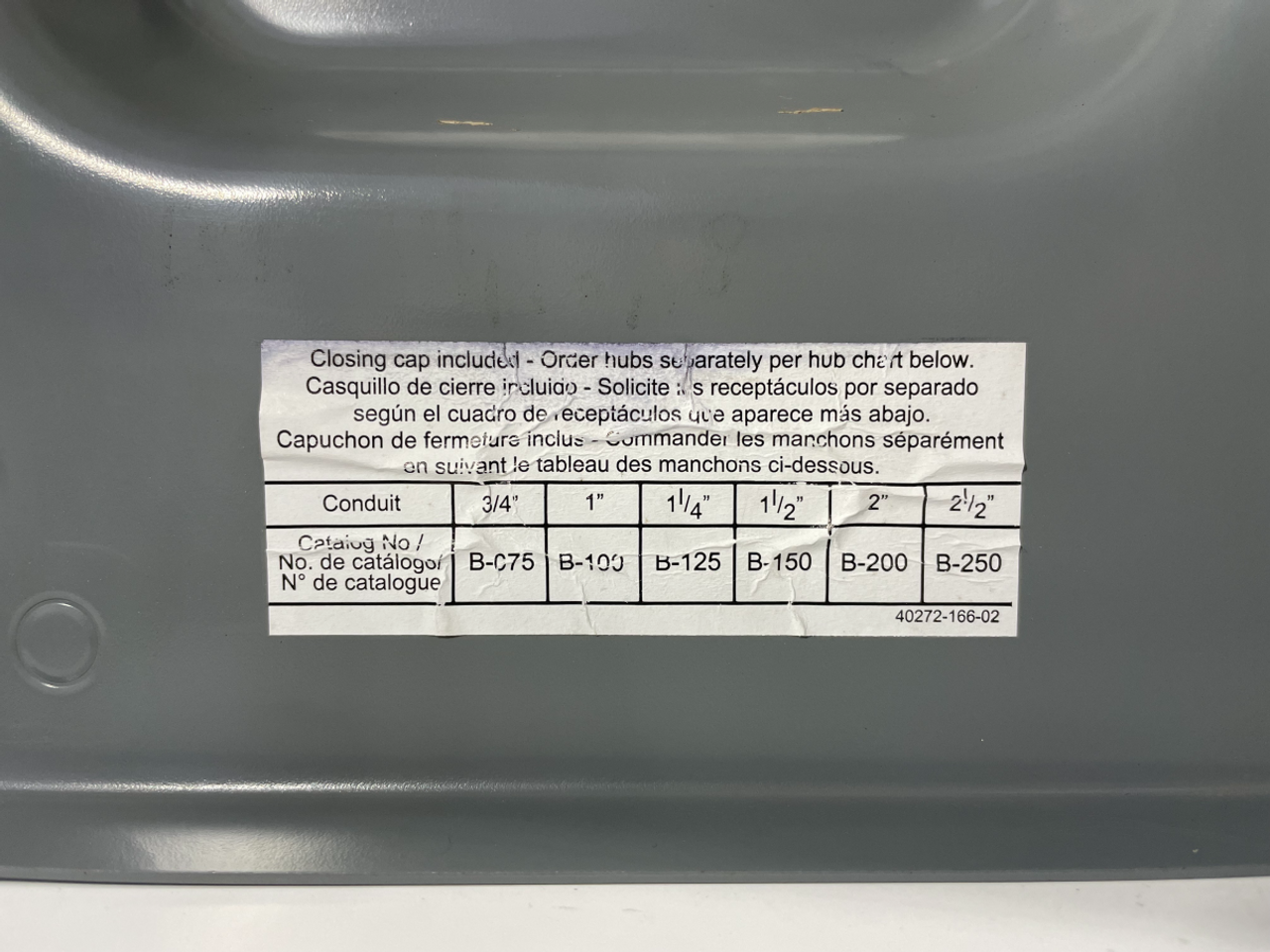 Square D HU362RB Safety Switch 60A 600V 3P 3W 60HP NEMA 3R Non-Fusible Heavy Duty