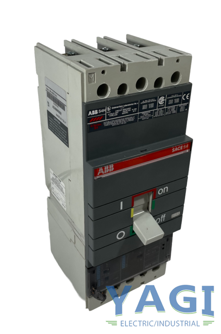 ABB Breaker Sace S4 100 A 690 V 3 P 22 kA with Shunt Trip + Auxiliary SACE PR211