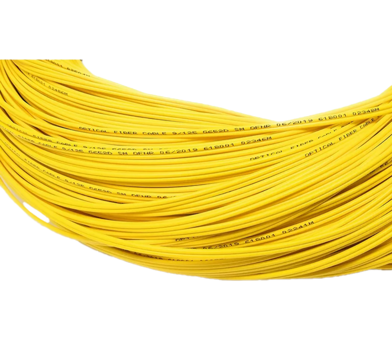 Powell FCSM2LCST Fiber Optic Cable 60FT 9/125 Yellow Jacket