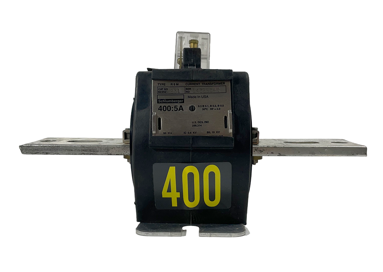 Schlumberger R6M Current Transformer 400:5A 60Hz 10KV 92352-231